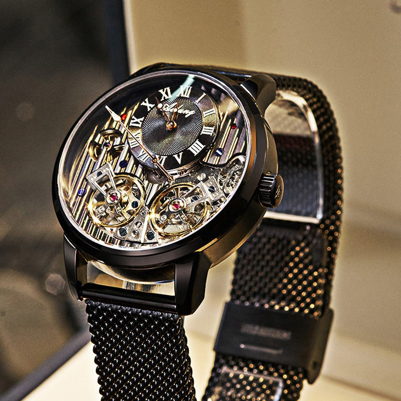 Double Tourbillon Automatic Mechanical Watch