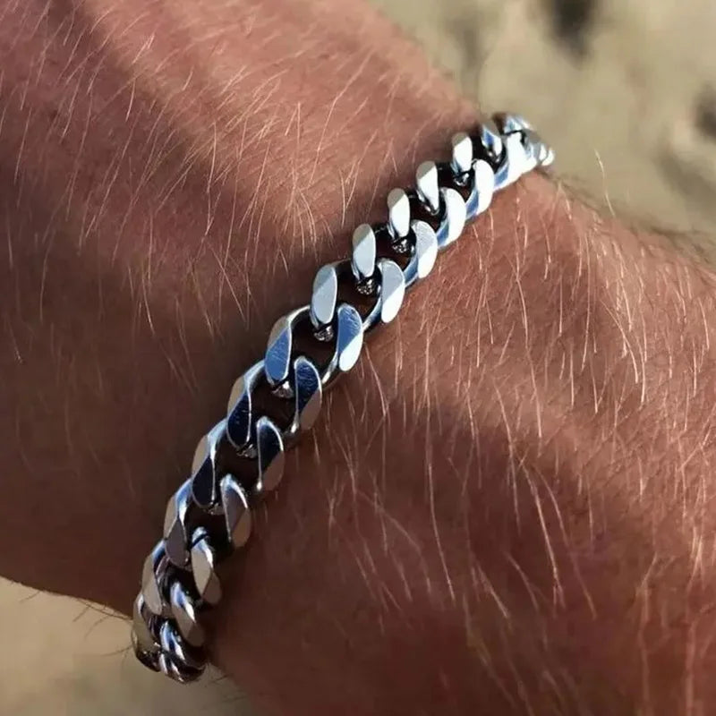 Stainless Steel Chain Bracelet for Men